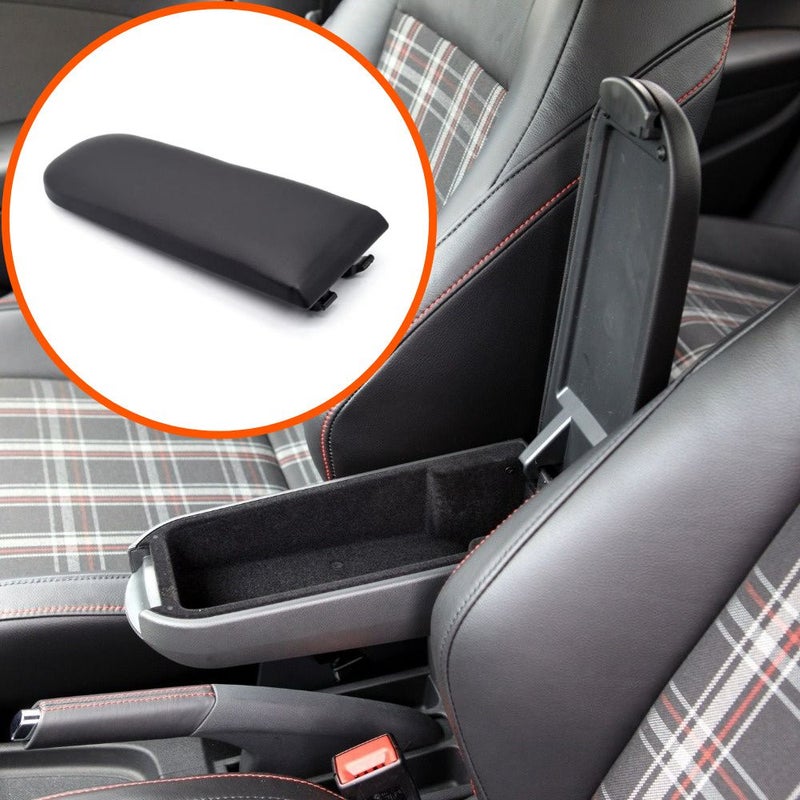 Black Center Armrest Console Cover Compatible with VW Golf Jetta Passat B5 1999 2005 - Image 4