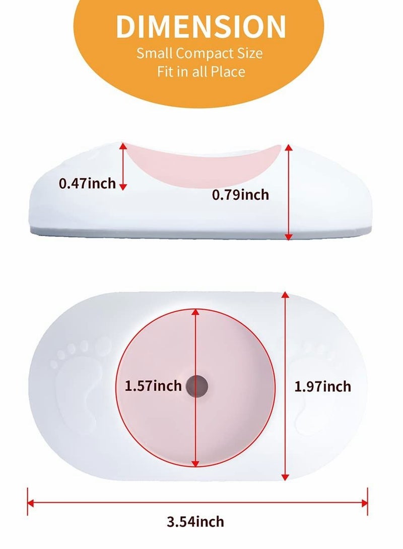Baby Safety Gate Wall Protector, Pressure Mount No Punch Guard Fence Anti-Slip Mat Protector, Protect Pets and Dogs Gate Wall Stair Door Frame (White) - Image 4