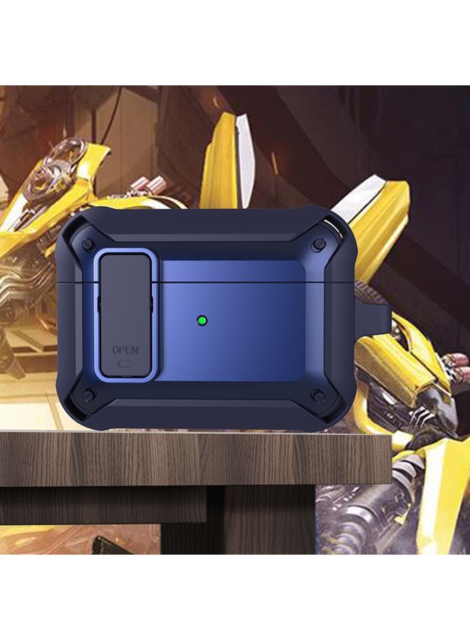 Raxoom Case Cover For AirPods Pro 2 Wireless Earphones Shockproof Bumblebee Silicone Protective Case Blue