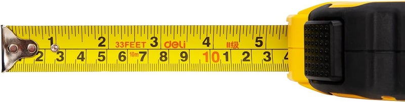ديلي شريط قياس فولاذي، طول 10 أمتار × عرض 25 مم، أصفر - Image 3