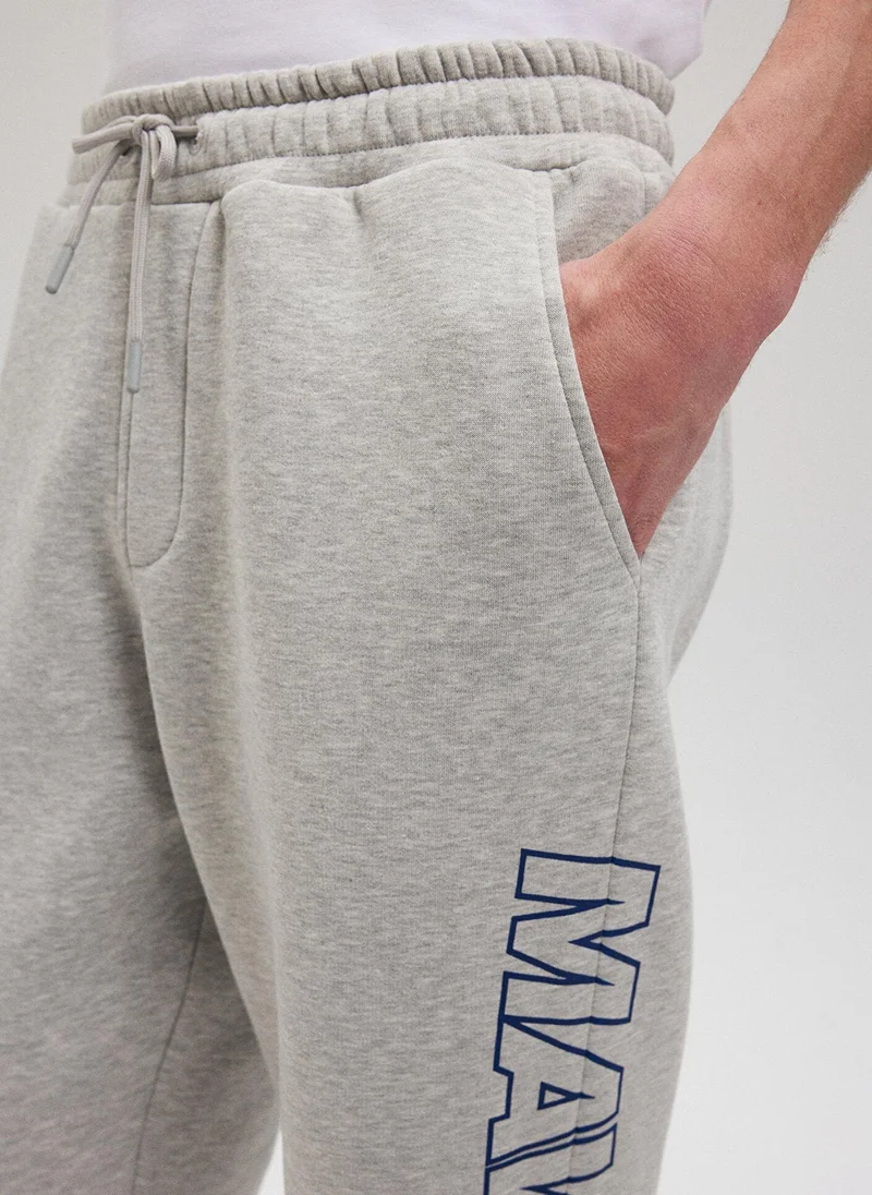 MAVI Mavi Logo Printed Grey Sweatpants