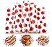 Whaline 100 Pcs Apples Wax Paper Deli Paper Sandwich Wrap Tissue Waterproof OilProof Picnic Liner for Back to School Party Home Kitchen Food Supplies 98 x 83 Inch - Image 2