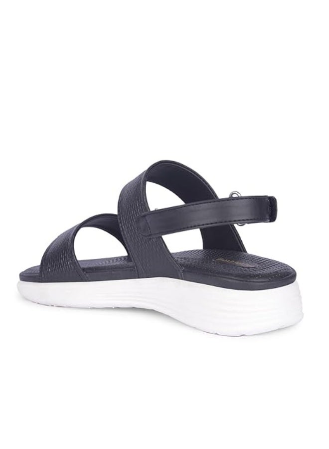 Liberty Healers SOFIA-2E Casual Sandal For Women With PU Upper | Lightweight, Durable & Non-Slip | Stylish & All Purpose | Molded EVA Insole | Travel Friendly | Comfortable Footbed - Image 2