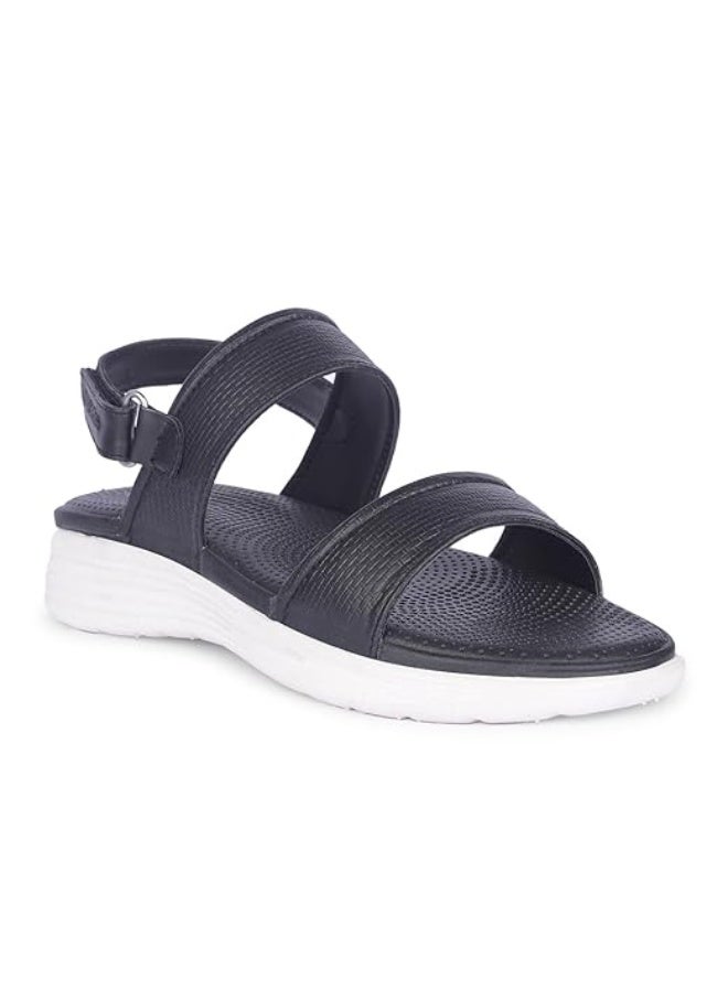Liberty Healers SOFIA-2E Casual Sandal For Women With PU Upper | Lightweight, Durable & Non-Slip | Stylish & All Purpose | Molded EVA Insole | Travel Friendly | Comfortable Footbed - Image 1