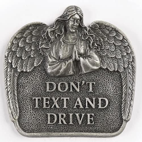 Roman Protectors Of The Road Don't Text and Drive Angel Car Visor Clip - Image 4
