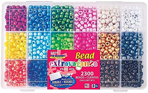 The Beadery - Bead Extravaganza Pearl Mix Bead Box - 2300 Beads - 6484 - Image 1