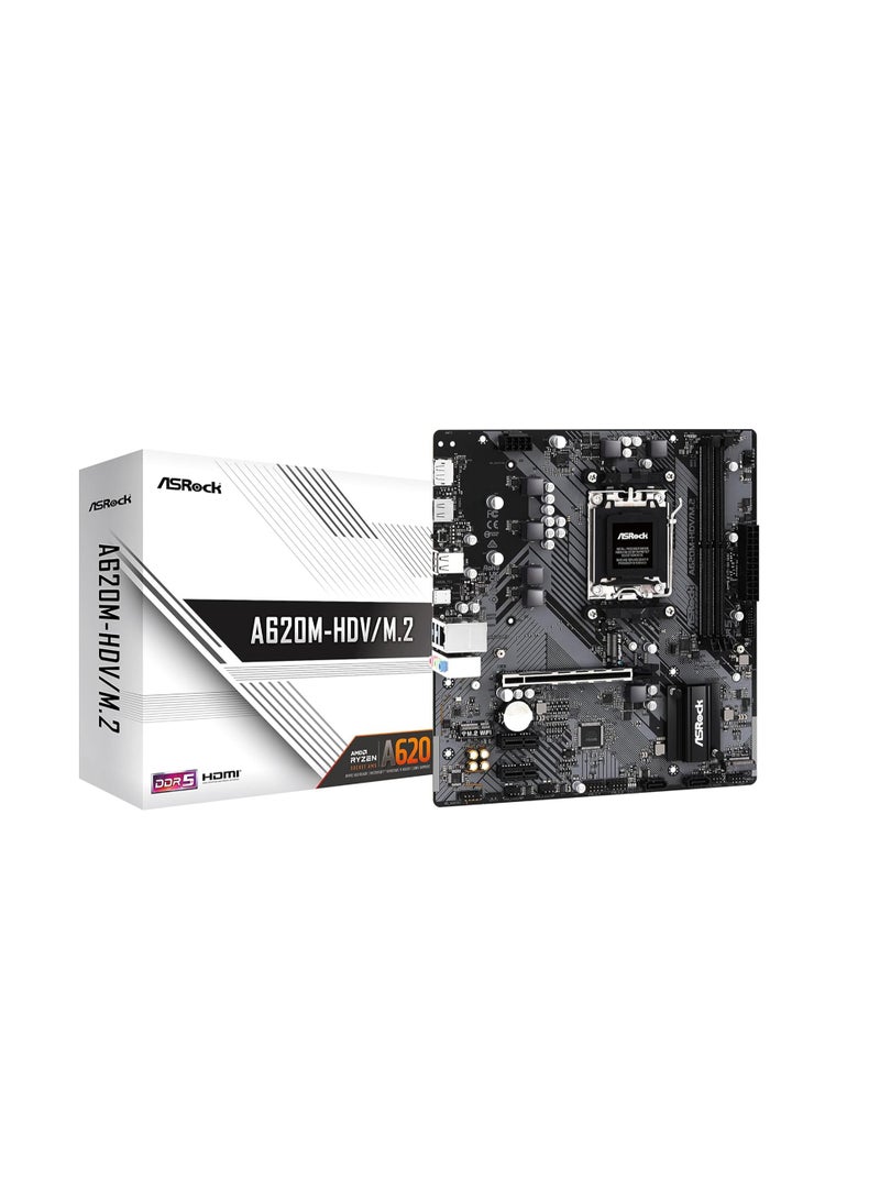 ASRock A620M-HDV/M.2 (AM5 mATX HDMI/DP)  - Image 1
