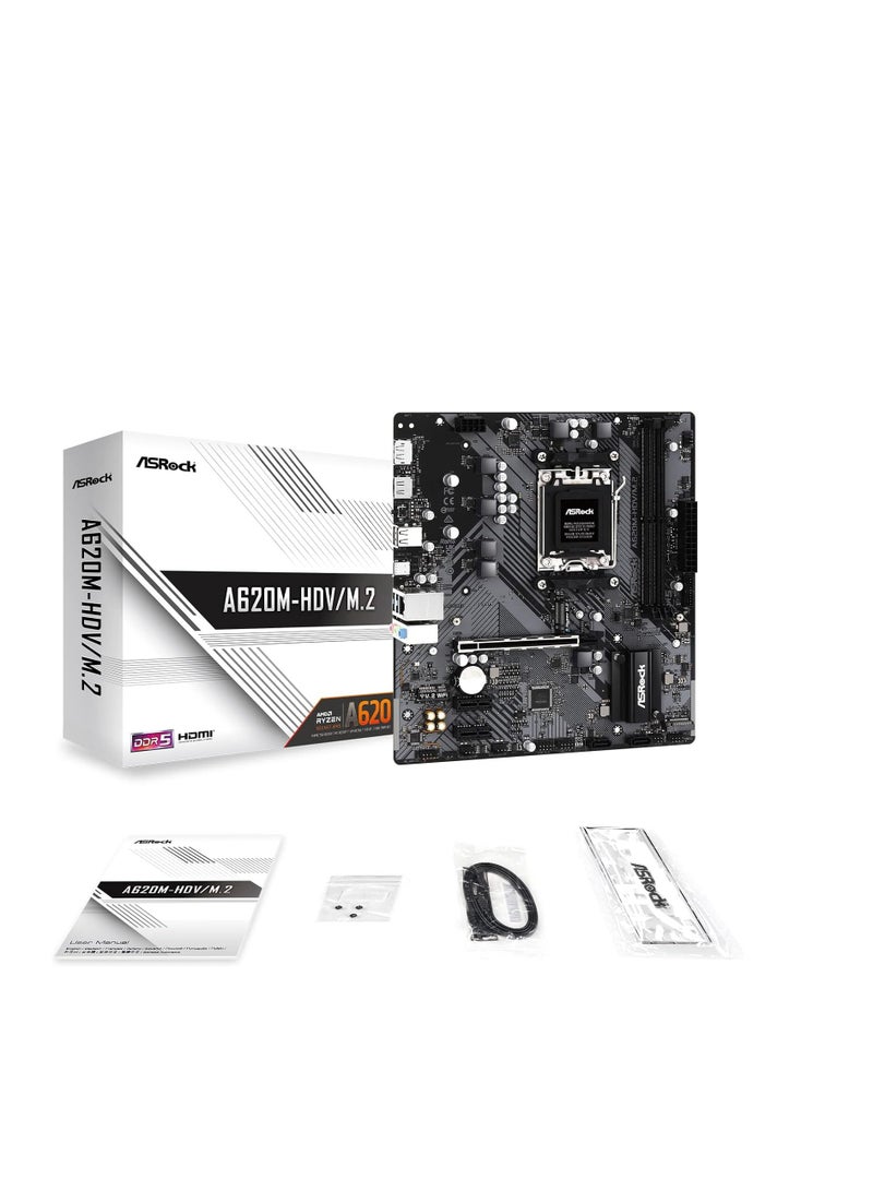 ASRock A620M-HDV/M.2 (AM5 mATX HDMI/DP)  - Image 3