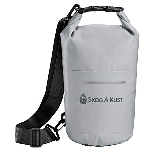 Skog Ã… Kust Skog Kust DrySak Roll Top Waterproof Bag for Travel Outdoors 5L Grey - Image 1