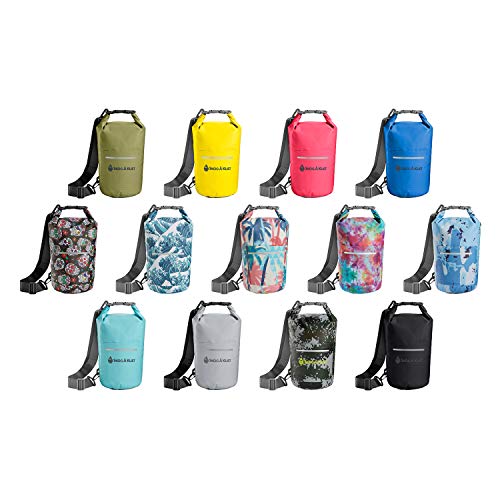 Skog Ã… Kust Skog Kust DrySak Roll Top Waterproof Bag for Travel Outdoors 5L Grey - Image 3