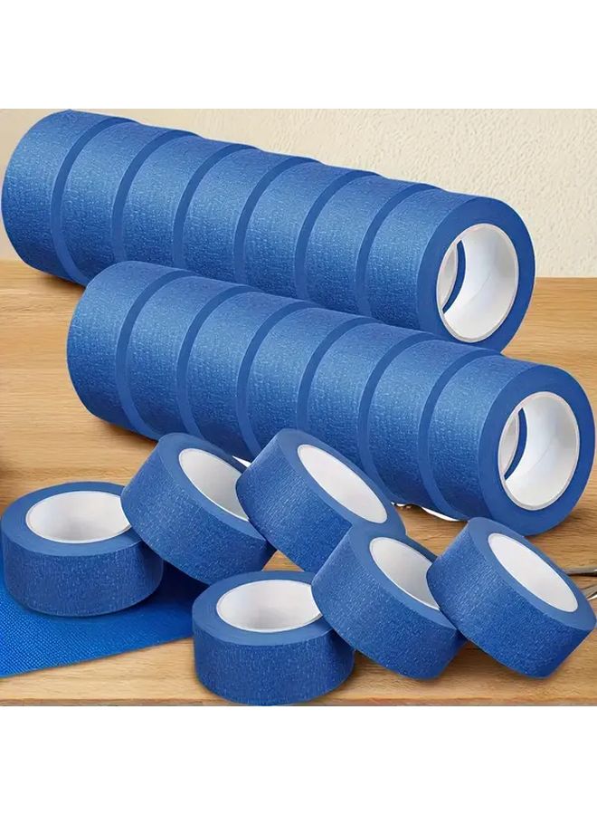Blue Painter Tape 20 Pieces Multi Purpose Masking Tape For Plastic Surfaces And Walls - Image 2