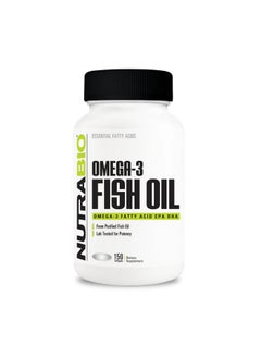 NutraBio Omega 3 Fish Oil Supplements, 2,000mg, 150 Softgels - EPA DHA Omega 3 Fatty Acid Supplement to Help Support a Healthy Heart - pzsku/Z0510598857AFAB258558Z/45/_/1735907584/03917b09-b031-4322-a3c7-5fbe4db4ce1f