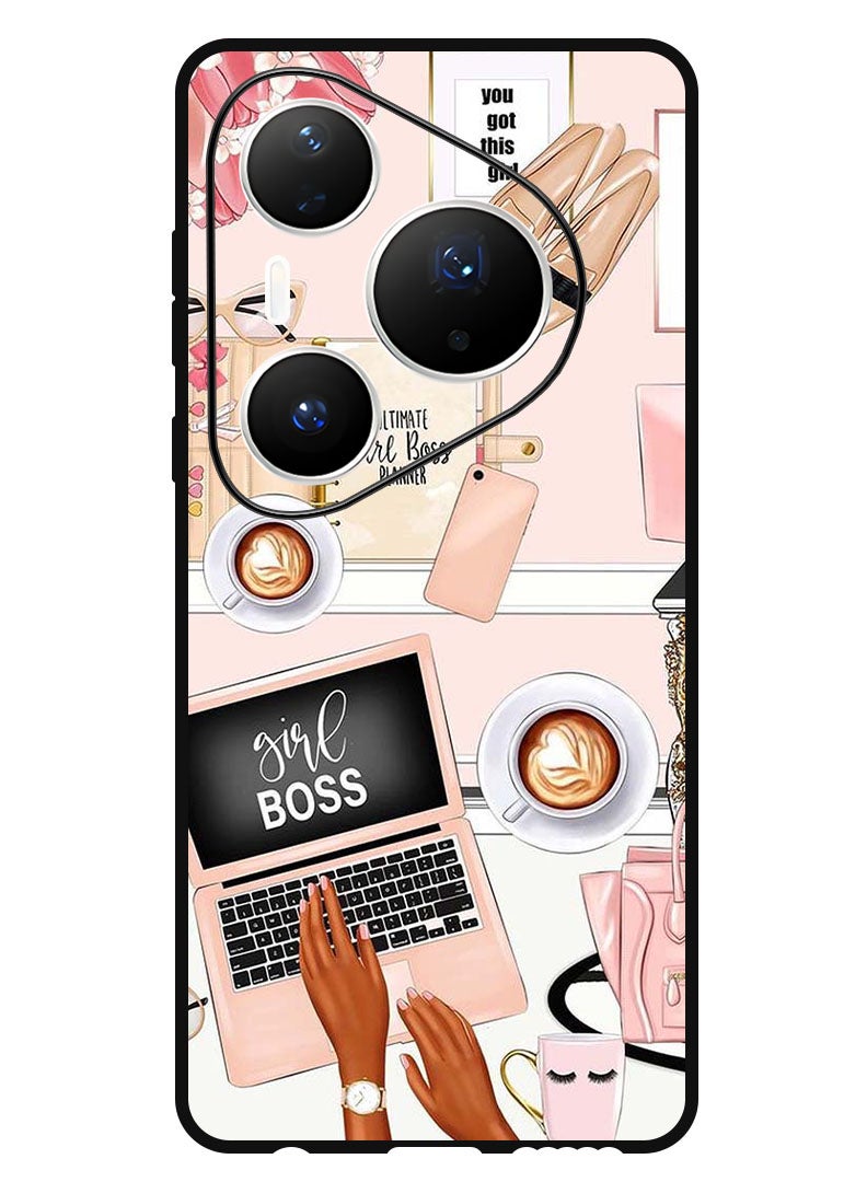 Theodor Case Compatible with Huawei Pura 80 Pro 6.8 Inch Protection Shockproof Bumper Cover Girl Boss Item - Image 1