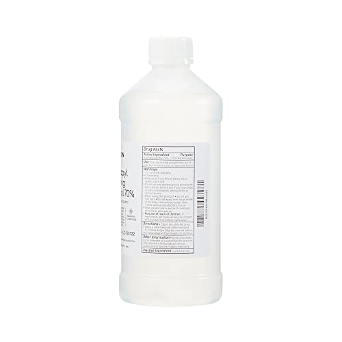 McKesson Isopropyl Rubbing Alcohol 70% [1 Count] USP First Aid Antiseptic, 16 oz - Image 5