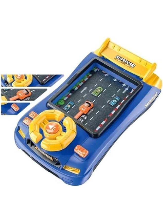 Generic Musical Steering Wheel Toys Toddler Simulated Driving Racing Car Game with Sound Age 3+ Year Old, Interactive Educational Learning Race Car Toy for Boys and Girls Birthday Gift  - Image 1
