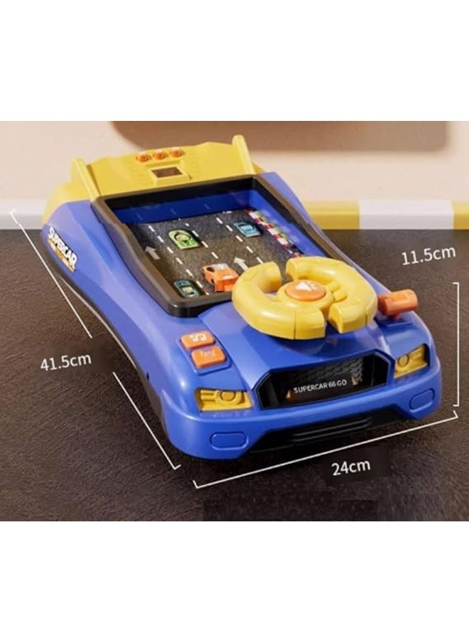 Generic Musical Steering Wheel Toys Toddler Simulated Driving Racing Car Game with Sound Age 3+ Year Old, Interactive Educational Learning Race Car Toy for Boys and Girls Birthday Gift  - Image 3