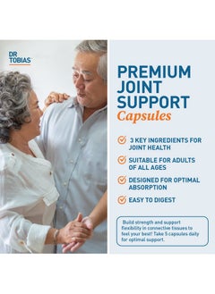 Dr. Tobias Joint Support Supplement With Glucosamine Chondroitin Msm Supports Joint Health Function & Flexibility Extra Strength Joint Supplements For Men & Women 240 Capsules  - Image 5