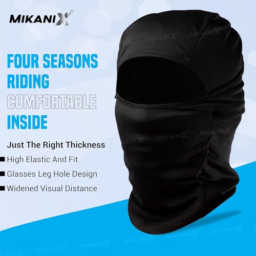 OBEROI'S TRADERS Full Face Motorcycle Balaclava with UV-Protective Goggles I Windproof, Dustproof, Breathable Mask for Biking, Riding, Skiing & Outdoor Adventures (Multi) Multicolour - Image 2