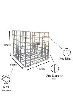 Admax Welded Gabions Basket Galvanized Steel with outdoor spirals - 445x446x445mm (LxWxH) - pzsku/Z051099203A3A99FD837AZ/45/_/1658130144/2bd7b866-827b-4ea3-b586-fba9c22a29a3