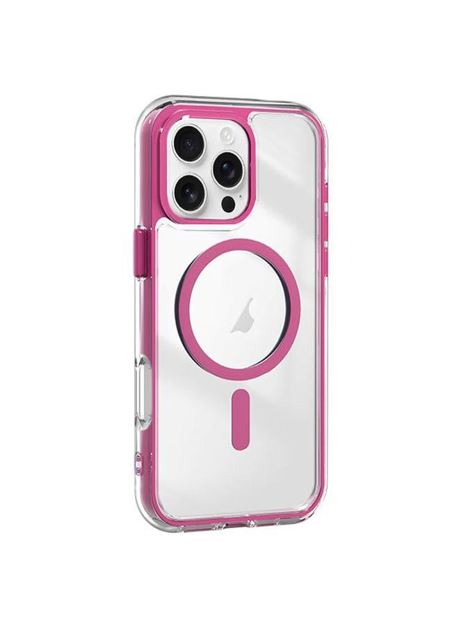 S-TOP Case For iPhone 16 Pro Max Acrylic Hybrid TPU Airbag Shockproof MagSafe Phone Case - Image 1