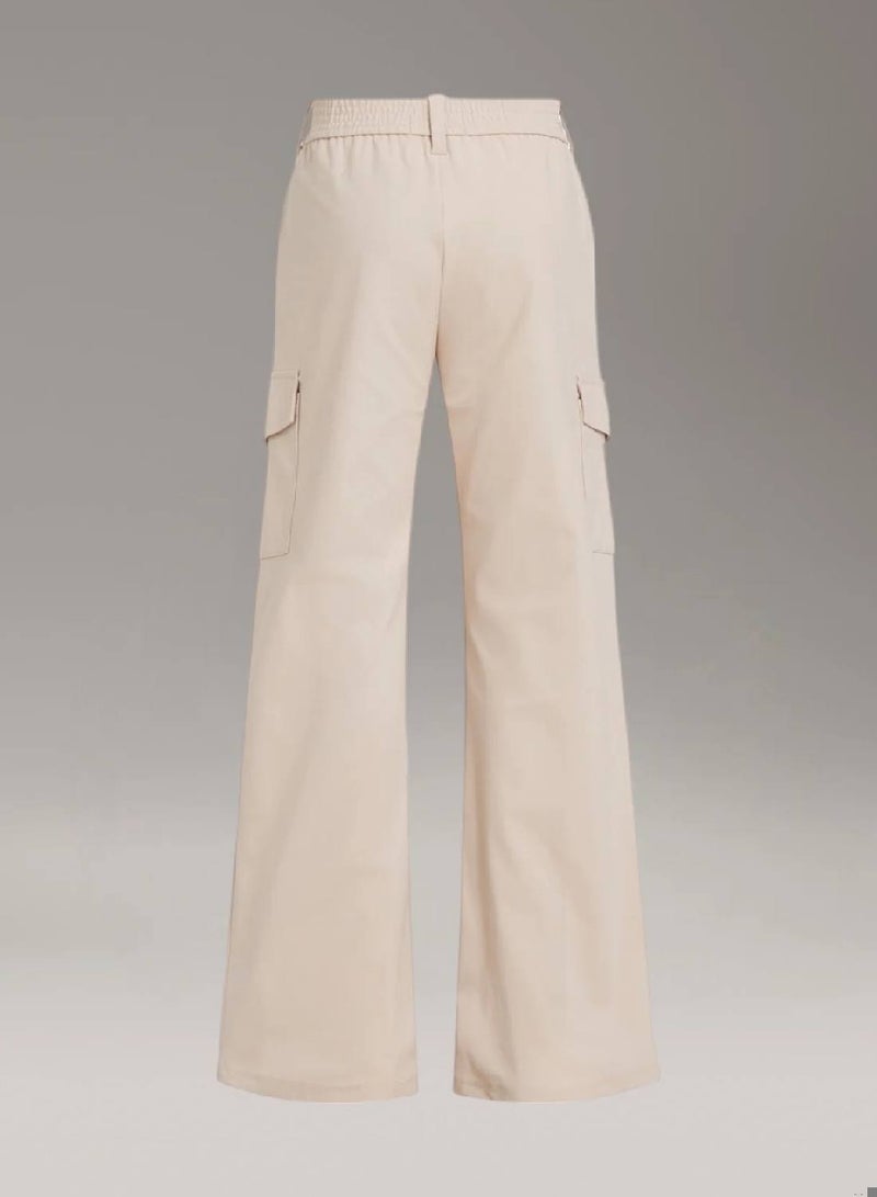 Calvin Klein Jeans Flared Cargo Pants - Image 2