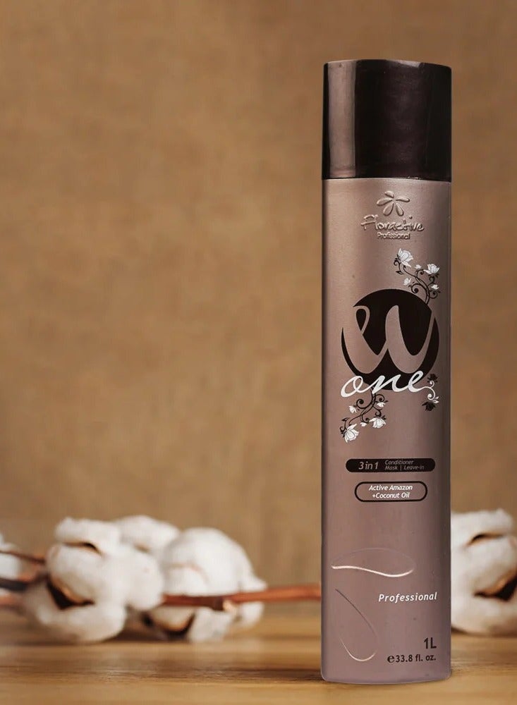 Floractive W One Home Care Conditioner 1L – Moisturizing, Conditioning & Finishing Formula - Image 3