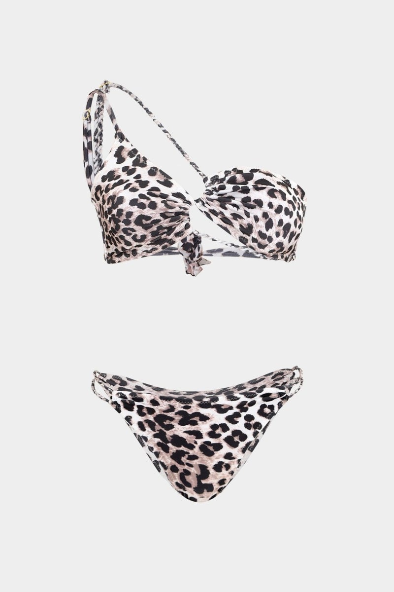 Açelya Okcu Azalea Okcu Premium Asymmetric Freya Slim Fit Women's Bikini Top  - Image 1