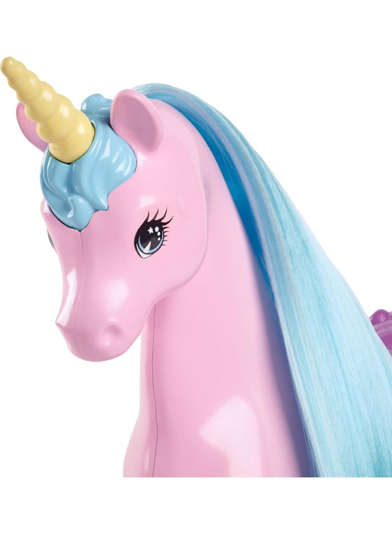 Barbie Mattel Doll & Unicorn Fantasy Playset – Magical Adventure Toy - Image 5
