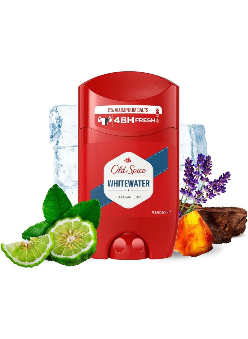 Old Spice Whitewater deodorant stick 50ml (Pack of 3) - Image 5