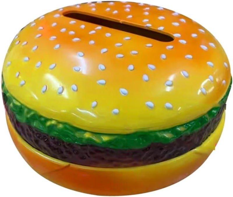 صندوق تخزين مطبخ الأطفال على شكل هامبرغر حامل مناشف ورقية حاوية - Image 2