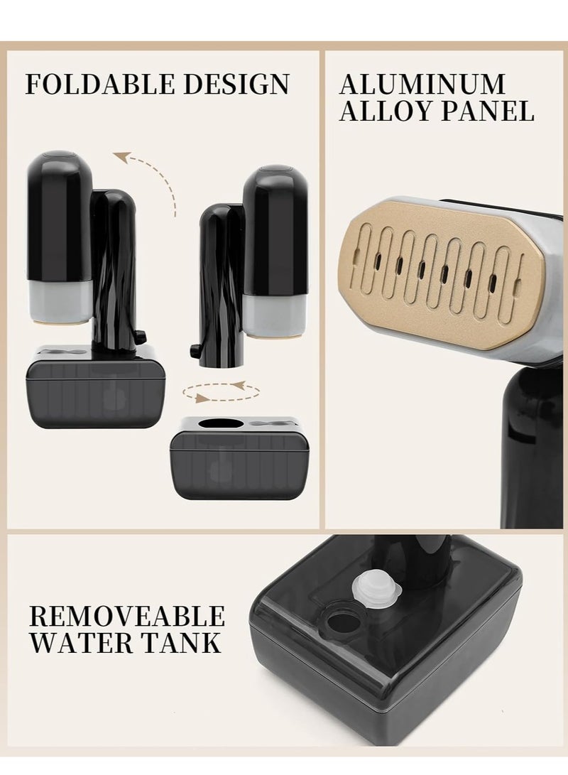 نكومي مكواة بخار، مكواة 2 في 1 ومكواة بخار لإزالة التجاعيد بسرعة، 5 إعدادات درجة حرارة قابلة للتعديل، سعة كبيرة 330 مل مع شاشة رقمية LED، مناسبة للاستخدام المنزلي والمكتبي والسفر. - Image 2