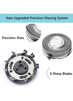 Gleway SH50/52 Replacement Head Blades Compatible with Philips Series 5000 Electric Shavers, Shaving Heads Compatible with Norelco PT7xx PT8xx AT7xx AT8xx 5300 5210 5100 5590 5660 PT730 AT830 Shavers  - Image 3