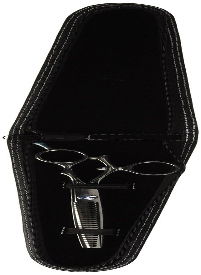 شيرز دايركت مقص ShearsDirect الياباني 440C ذو 22 سنًا دوارًا مع حجر كريم أزرق فاتح، طوله 7.5 بوصة - Image 4