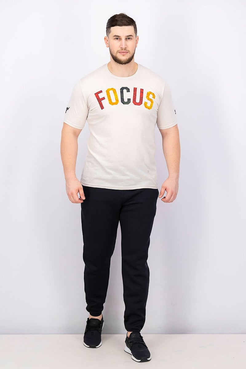 UNDER ARMOUR Men Round Neck Short Sleeve Graphic T-shirt, White Combo - Image 4