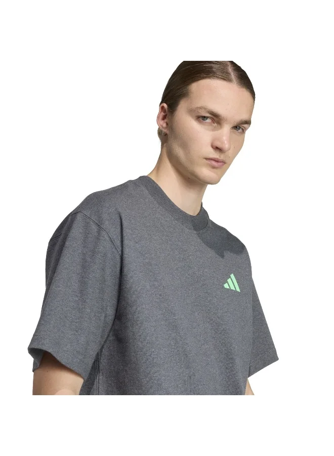 Adidas Mer Ps Tee M Grey T-Shirt (Short Sleeve) T-Shirts For Men