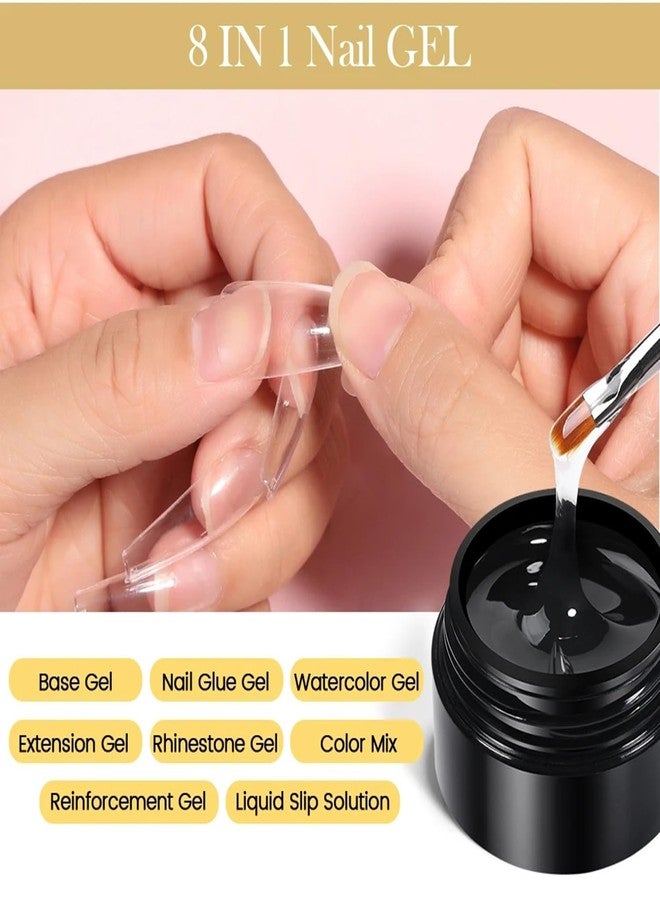 YIMART 15ml Strong Glue Nail Art Gel Rhinestones Decorations No Wipe Jewelry for Rhinestone Crystal DIY Manicure Nail Art Tool (B) - Image 4