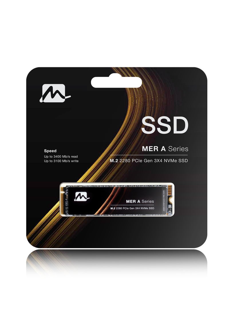 Mercury MERA-Series M.2 NVMe SSD, PCIe Gen3 x4, 2280, 3400MB/s Read Speed, 3100 MB/s Write Speed (1, TB) - Image 2