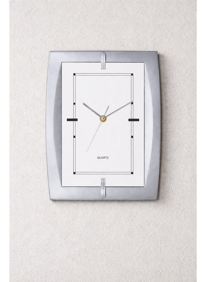 Modern Minimalist Quartz Table Clock with Silver Frame – Elegant Desk & Office Decor, Silent Sweep Movement, Stylish Home & Study Table Accessory, Premium Build, Clear Display, Perfect for Living Room, Workspace & Gift Use - Image 3