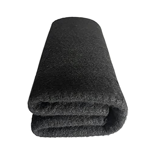 Hansway High Temp 12"X12"X1/4'' 6MM thickness Felt Carbon Fiber Welding Blankets Black (12 x 12 inches) - Image 3