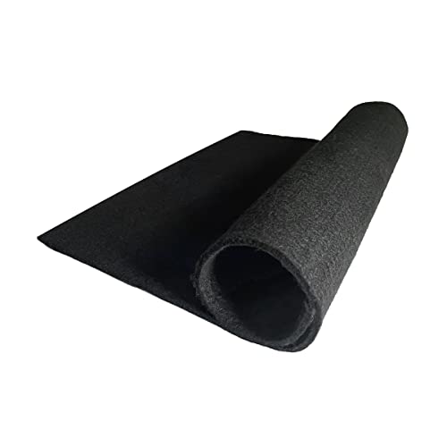 Hansway High Temp 12"X12"X1/4'' 6MM thickness Felt Carbon Fiber Welding Blankets Black (12 x 12 inches) - Image 4