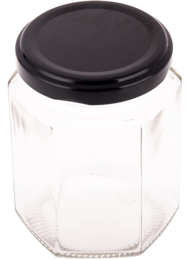 AKDC Glass Bottle W/Metal Lid L(6CM) XW(7CM) XH(9CM) Transparent - Image 1