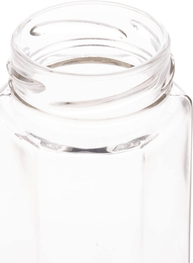 AKDC Glass Bottle W/Metal Lid L(6CM) XW(7CM) XH(9CM) Transparent - Image 4