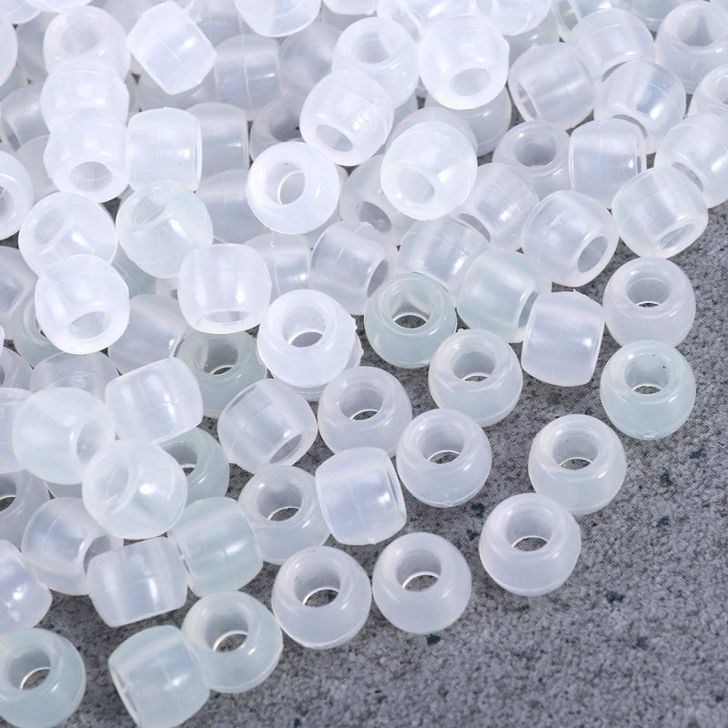 comfrt Plastic Clear Beads Color Changing UV Reactive Beads for Jewelry Making 250Pcs - Image 4