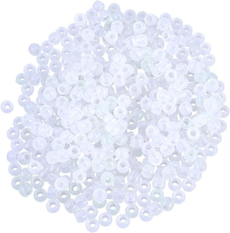 comfrt Plastic Clear Beads Color Changing UV Reactive Beads for Jewelry Making 250Pcs - Image 1