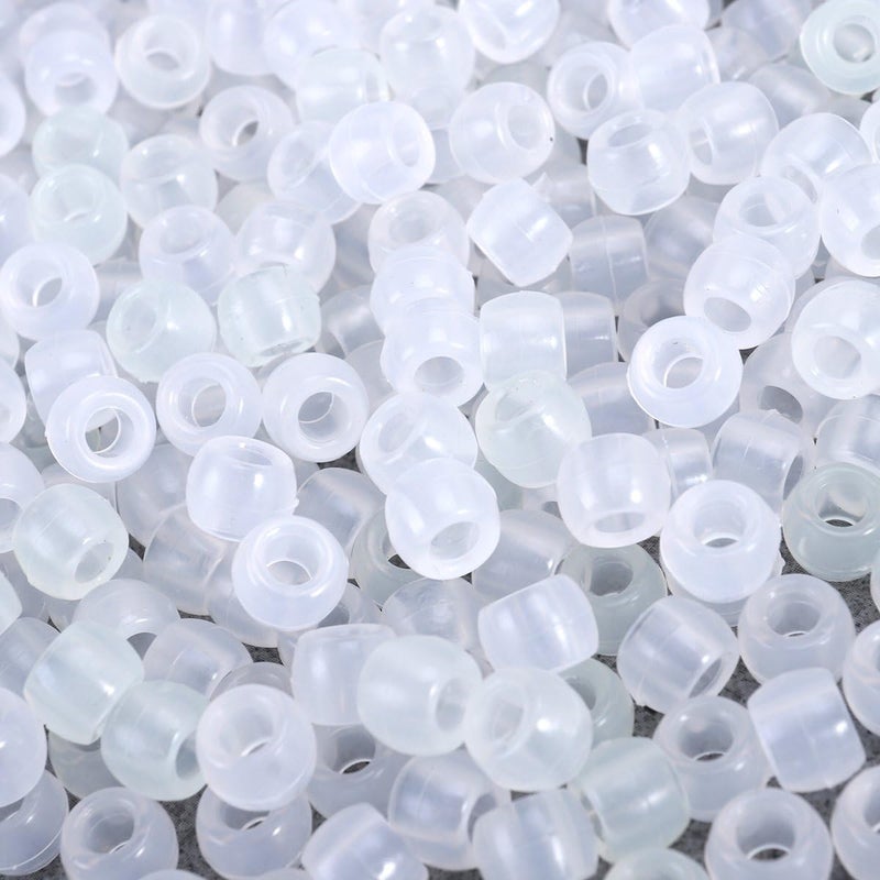 comfrt Plastic Clear Beads Color Changing UV Reactive Beads for Jewelry Making 250Pcs - Image 3