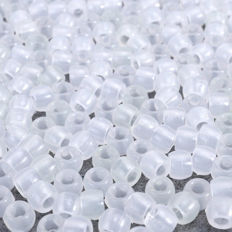 comfrt Plastic Clear Beads Color Changing UV Reactive Beads for Jewelry Making 250Pcs - Image 5