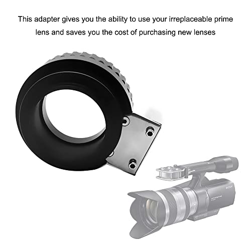 LingoFoto B4-NEX Lens Adapter Ring for B4 2/3" Mount Lens for NEX E-Mount Camera Metal Dual Purpose Adapter Ring Manual Focus - Image 5