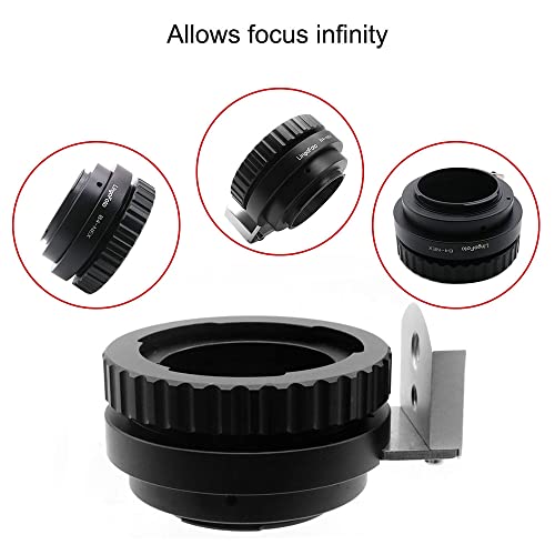 LingoFoto B4-NEX Lens Adapter Ring for B4 2/3" Mount Lens for NEX E-Mount Camera Metal Dual Purpose Adapter Ring Manual Focus - Image 4