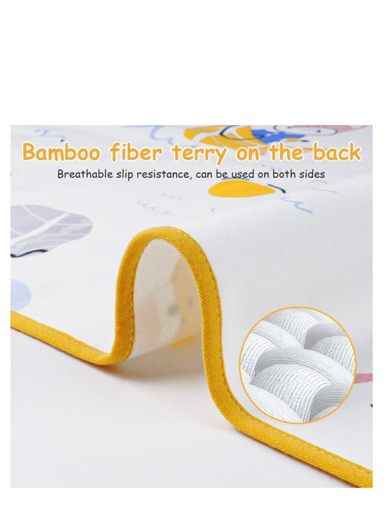 Potty Training Bed Pads, Bed Protector for Kids, 70 * 90cm Bed Wetting Mattress Protector Bed Wetting Sheets Mats, Absorb Water Pads Toddler Sheet Protector Toilet Training (Boat) - Image 3