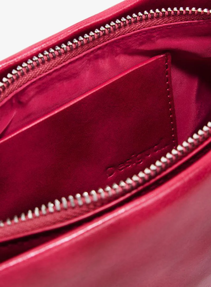 Desigual Red Medium faux leather charm bag for Women | Best Price UAE